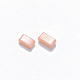 Perles de rocaille en verre peintes à 2 trou X-SEED-S031-M-596-2