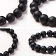SUNNYCLUE Natural Black Agate Round Beads Stretch Bracelets BJEW-PH0001-10mm-23-4