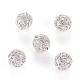 Perles de cubes zircone en laiton  KK-E346-10mm-P-1