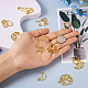 Cheriswelry 36 pz 9 stili in lega di pendenti con castone aperto sul retro FIND-CW0001-22-6