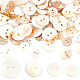 80 pieza de 4 estilos de botones de concha&nbsp;FIND-BBC0015-95A-1