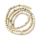Brins de perles de jaspe impérial naturel G-L578-A07-3