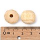 Unfinished Natural Wood European Beads WOOD-T025-001-LF-3