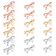 Wadorn 18 ensembles de boucles à clip décoratives avec nœud FIND-WR0008-31-1
