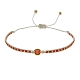 Verstellbare Nylonschnur geflochtenen Perlen Armbänder BJEW-C011-16A-2