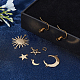 Kit per la creazione di orecchini pendenti fai da te sunnyclue DIY-SC0016-04-4