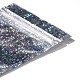 レーザープラスチックジップロックバッグ  長方形の包装袋  トップセルフシールパウチ  銀  12.9x8x0.08cm  片側の厚さ：2.5ミル（0.065mm） OPP-K001-10D-2