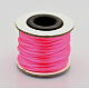 Cordons fil de nylon tressé rond de fabrication de noeuds chinois de macrame rattail NWIR-O002-03-1