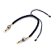 Adjustable Braided Nylon Thread Bracelet Making AJEW-JB00714-04-1