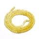 Natürliche gelbe Opal Gradienten Perlen Stränge G-D0013-12-2