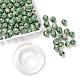 100pcs 8mm perles rondes en jaspe vert naturel DIY-LS0002-60-2
