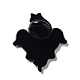 Emaille-Brosche aus Legierung mit Geist und schwarzer Katze JEWB-E034-02EB-01-2