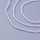 Brins de perles de topaze blanche naturelle G-F619-28-2mm-3