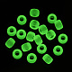 Perlas de plástico transparentes y luminosas KY-T025-01-H08-5