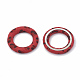 Cloth Fabric Covered Linking Rings WOVE-N009-06A-2