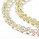 Chapelets de perles en verre transparente   GLAA-E036-07G-4