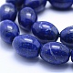 Natural Lapis Lazuli Beads Strands G-P342-08-13x18mm-A-3