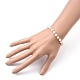 Natürliche kultivierte Süßwasserperlen Perlen Armbänder BJEW-JB05491-8