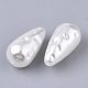 Perles d'imitation perles en plastique ABS OACR-T022-08-2