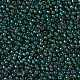 TOHOラウンドシードビーズ  日本製シードビーズ  （384)内側の色は緑/緑  8/0  3mm  穴：1mm  約1110個/50g SEED-XTR08-0384-2