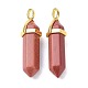 Synthetic Goldstone Pointed Pendants G-G025-01G-35-2