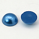 Half Round Domed Imitated Pearl Acrylic Cabochons OACR-H001-8M-2