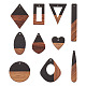 Resin & Walnut Wood Pendants RESI-TA0001-12-2