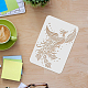 FINGERINSPIRE Phoenix Stencils 29.7x21cm Firebird Painting Stencil Flying Phoenix Stencil Mythical Phoenix Reusable Drawing Template for Painting on Wood DIY-WH0202-166-3