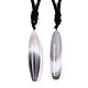 Natural Agate Pendant Necklaces NJEW-S421-006-1