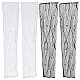 CRASPIRE 2Pairs 2 Colors Elegant Lightning Bolt Pattern Polyester Lace Arm Sleeves AJEW-CP0001-42-1