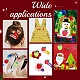 CHGCRAFT 80Pcs 3Style Apple Christmas Decorations Plush Cloth Ornament Accessories Apple Cloth Decorate for DIY Hair Clips Christmas Candy Party Decorations FIND-CA0005-64-7