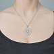 201 Stainless Steel Star of David Pendant Necklace NJEW-OY002-29-2