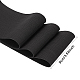 Benecreat 8.5 Yard schwarz flach elastisches Band geflochten Stretchband Kordel Gurtband Kleidungsstück Zubehör 90 mm breit für Nähen und Basteln EC-BC0001-24-02-3