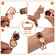 Accessoire de bricolage de bracelet en laiton MAK-WH0006-01RG-3