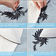 Gorgecraft 4Pcs 4 Styles Leaf Computerized Embroidery Cloth Iron on/Sew on Patches DIY-GF0007-58-6