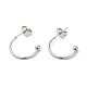 304 Stainless Steel Stud Earring EJEW-H134-02A-P-1