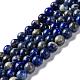 Chapelets de perles en lapis-lazuli naturel G-G099-8mm-7B-1
