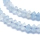 Chapelets de perles en aigue-marine naturelle G-E530-15J-3