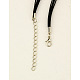Elastic Fibre Cord Multi-strand Necklaces NJEW-JN00448-5