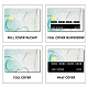 Etiquetas engomadas impermeables de la tarjeta del plástico del pvc DIY-WH0432-032-4
