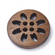 4-Agujero botones de madera WOOD-S040-35-3