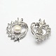 Heart Natural Cultured Freshwater Pearl Pendants PEAR-M012-01-NR-2