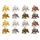Craftdady 160 pz 8 colori ciondoli in lega stile tibetano FIND-CD0001-07-2