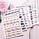 Nail Art Stickers Decals MRMJ-R088-47-M-2