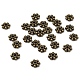 Perles d'alliage de style tibétain perles d'espacement de marguerite LF1249Y-01AB-RS-5