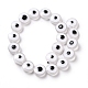 Hilos de perlas de murano de imitación de resina RESI-F032-01J-2