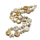Натуральные сумасшедшие агатовые бисерные ожерелья NJEW-S393-26-1