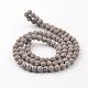 Synthetic Lava Rock Round Beads Strands G-I124-10mm-13-2