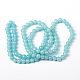 Imitation Jade Glass Beads Strands DGLA-S076-8mm-19-5