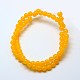 Imitation Amber Resin Round Beads Strands for Buddhist Jewelry Making RESI-A009A-8mm-02-2